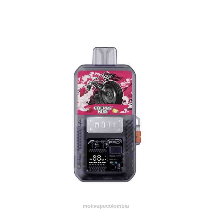 MOTI vape Colombia - MOTI Go Pro dispositivo+pod desechable beso de cereza 425R85