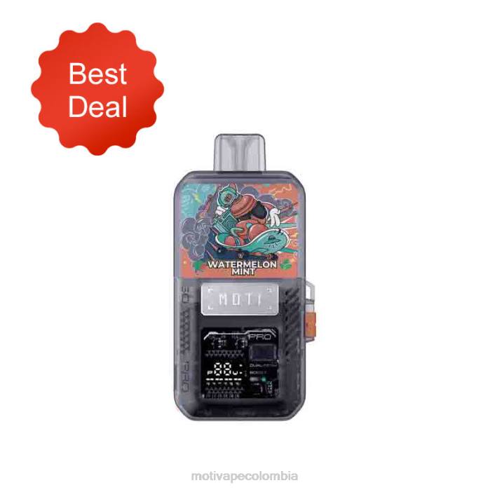 MOTI vape recargable Colombia - MOTI Go Pro dispositivo+pod desechable perla negra helada 425R86