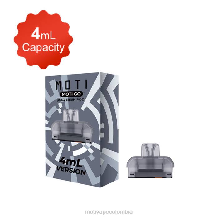MOTI vape Bogotá - MOTI Go Pro vainas recargables (paquete de 2) 425R120
