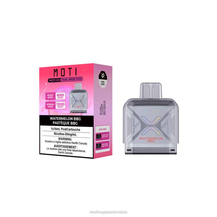 MOTI precio Colombia - MOTI Go Pro vaina desechable chicle de sandía 425R92