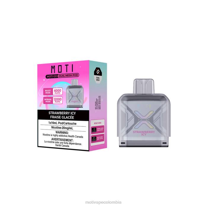 MOTI vape Colombia - MOTI Go Pro vaina desechable fresa helada 425R95