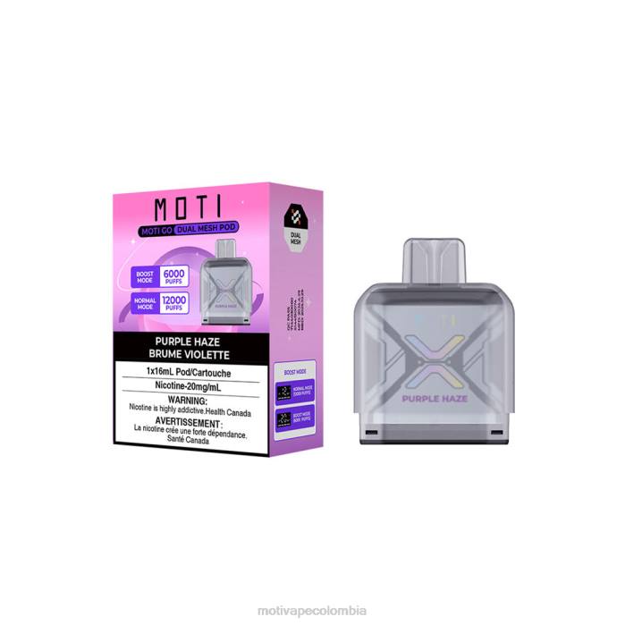 MOTI vape amazon - MOTI Go Pro vaina desechable neblina púrpura 425R94