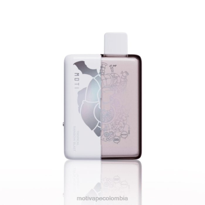 MOTI precio Colombia - MOTI Duo 9000 vaporizadores desechables (5%, 9000 inhalaciones) explosión del arco iris tropical 425R72
