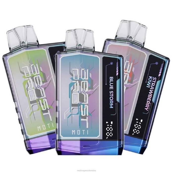 MOTI vape recargable Colombia - MOTI Beast Pro vaporizador desechable (5%, 10000 inhalaciones) kiwi maracuyá guayaba 425R46
