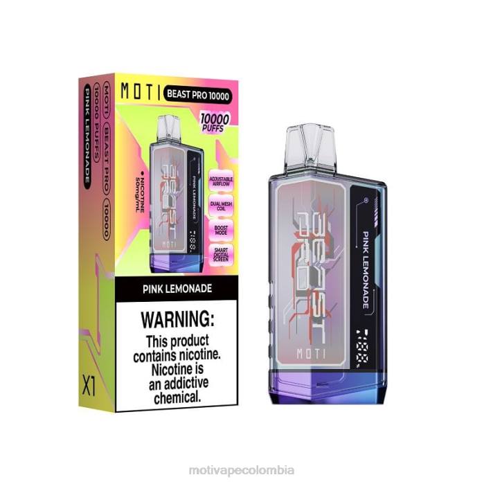 MOTI vape recargable Colombia - MOTI Beast Pro vaporizador desechable (5%, 10000 inhalaciones) kiwi maracuyá guayaba 425R46