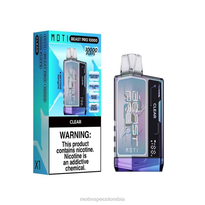 vaper MOTI precio - MOTI Beast Pro vaporizador desechable (5%, 10000 inhalaciones) claro 425R41