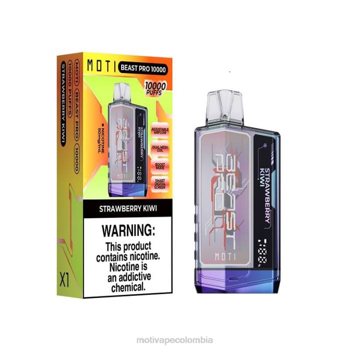 vaper MOTI precio - MOTI Beast Pro vaporizador desechable (5%, 10000 inhalaciones) kiwi fresa 425R51