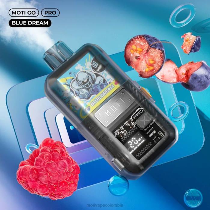 MOTI vape precio - MOTI Go Pro vaporizador desechable (5%, 12000 inhalaciones) sueño azul 425R13