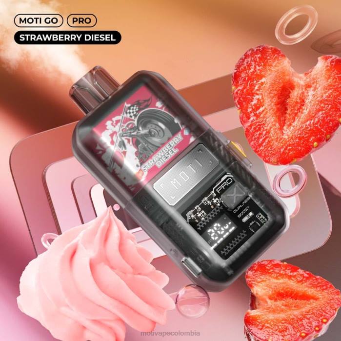 vaper MOTI precio - MOTI Go Pro vaporizador desechable (5%, 12000 inhalaciones) diésel de fresa 425R21