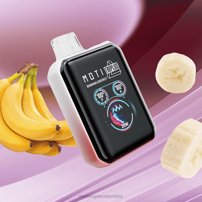 vaper MOTI precio - MOTI Triplus Vape desechable de 20k (5%, 20000 inhalaciones) energía del plátano 425R1