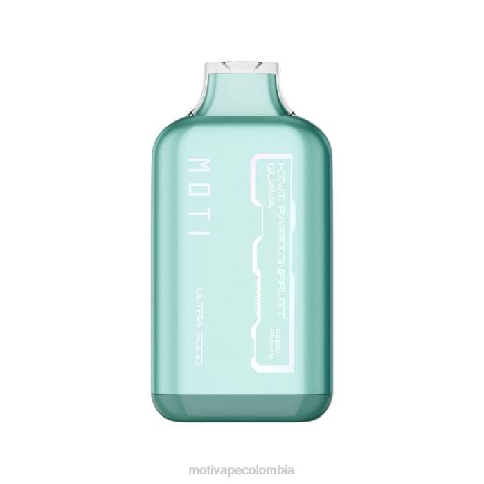 MOTI vape amazon - MOTI Ultra vaporizador desechable (5%, 6000 inhalaciones) kiwi maracuyá guayaba 425R34