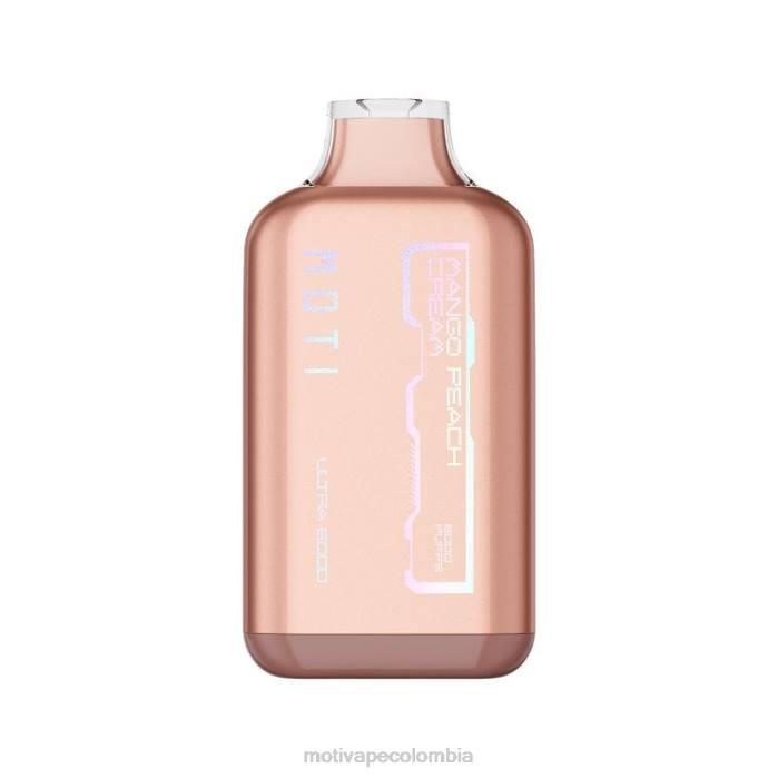 MOTI vape recargable Colombia - MOTI Ultra vaporizador desechable (5%, 6000 inhalaciones) cereza de plátano 425R26
