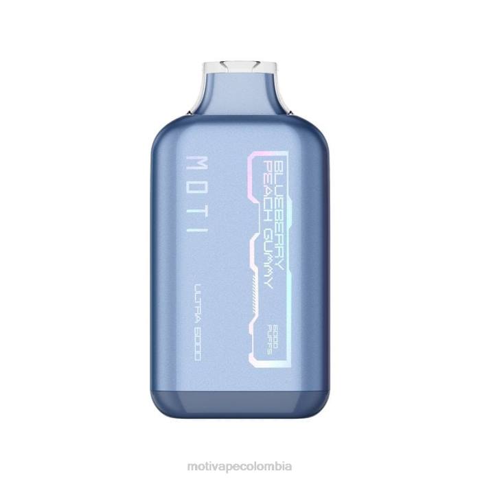 MOTI vape review - MOTI Ultra vaporizador desechable (5%, 6000 inhalaciones) Gomitas de durazno y arándanos 425R28
